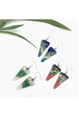 Ecuador Arrow Glass Earrings