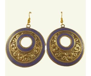 Nepali Jewelry Solid Brass Fashion Handcrafted Earring R-3054