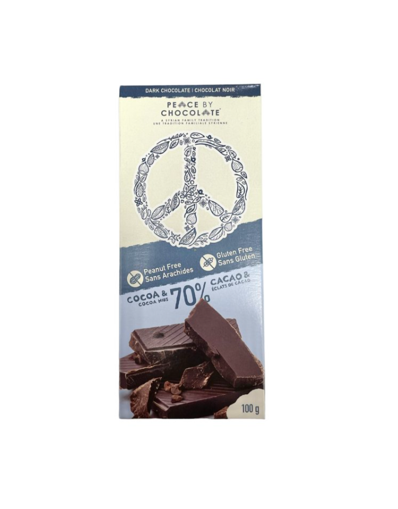 Canada Peace by Chocolate S.A.F.E. Gluten & Peanut Free Bar 100g