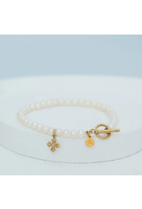 China Cultured Cross Pearl Bracelet