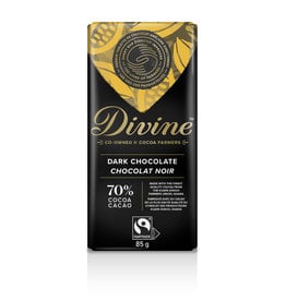 Ghana Divine Chocolate Bar 70% Dark