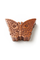 India Puzzle Box Butterfly