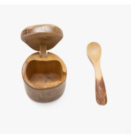 Guatemala Coffeewood Mini Salt Box & Spoon