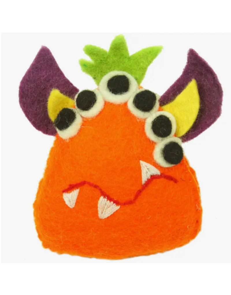 Nepal Tooth Fairy Pillow Monster Orange