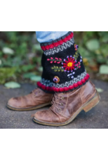 Nepal Abigail Wool Boot Cuff lapis