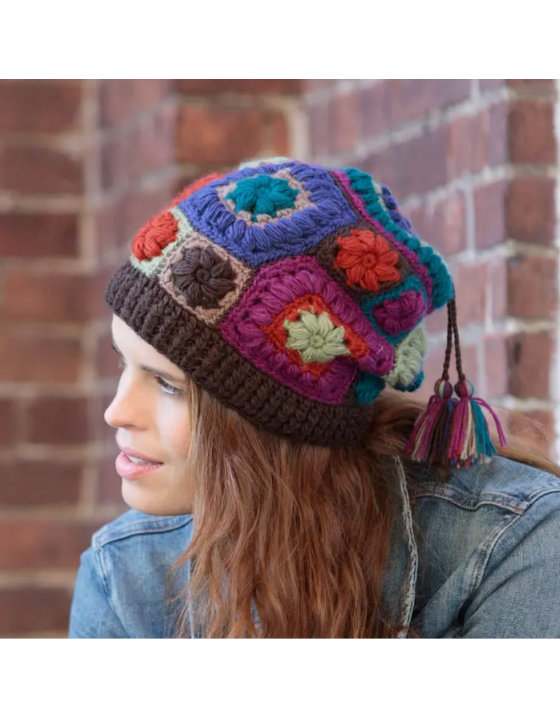 Nepal Aria Crochet Hat jewel