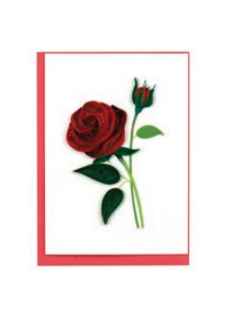 Vietnam Gift Enclosure Card Red Rose