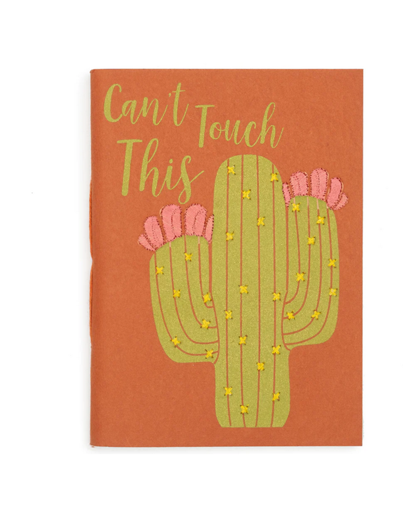 India Sassy Hearts Recycled Paper Journal Cactus