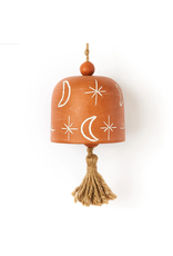 India Moon & Stars Terracotta Bell