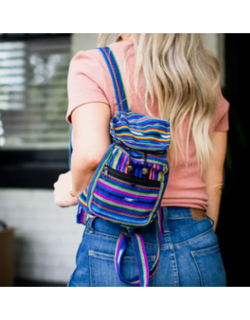 Guatemala Ikat Mini Backpack - assorted