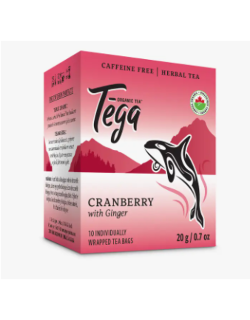 Canada Organic Cranberry Ginger Herbal Tea 10ct