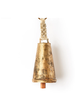 India Macrame 6" Rustic Cow Bell