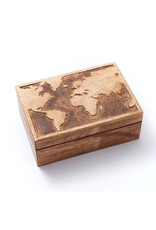 India World Wooden Spice Box 8"x6"