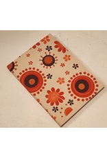 Bangladesh Floral Notebook with Handmade Paper 6"x8"