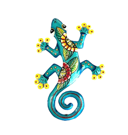 Haiti Salamander Metal Wall Art assorted