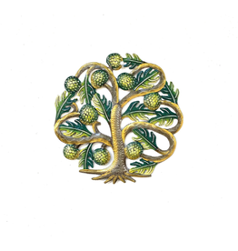 Haiti Small Green Tree of Life Wall Art