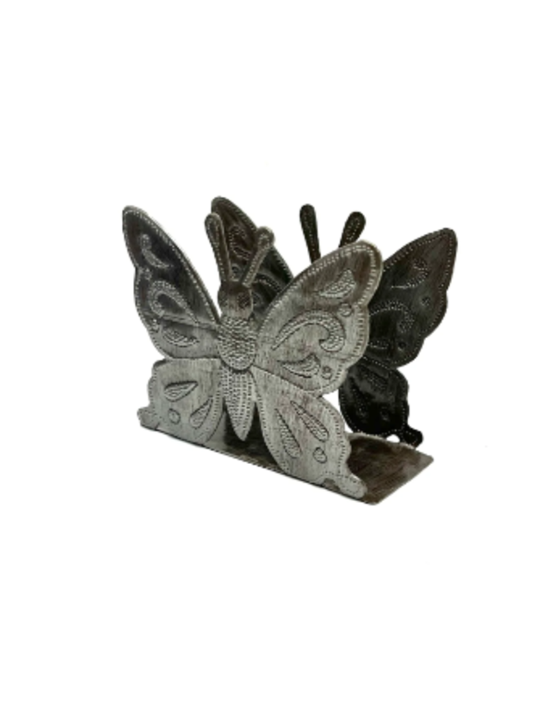 Haiti Butterfly Metal Napkin Holder
