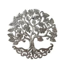 Spring Flowers Tree of Life Metal Wall Hanging - Villages Calgary