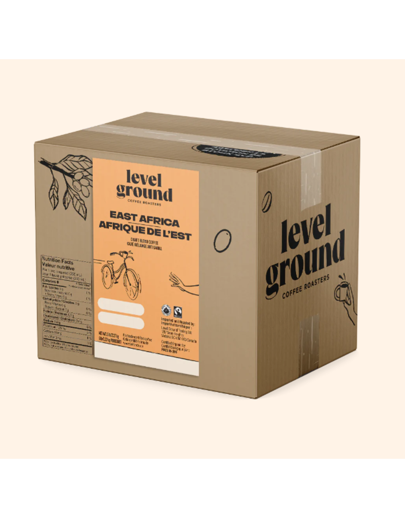Tanzania East Africa Dark Coffee Ground (5lb Box)