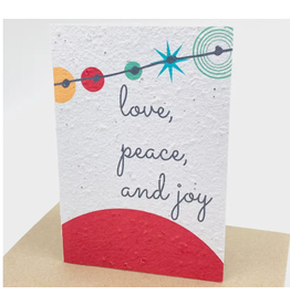 South Africa Love Peace & Joy Seed Card