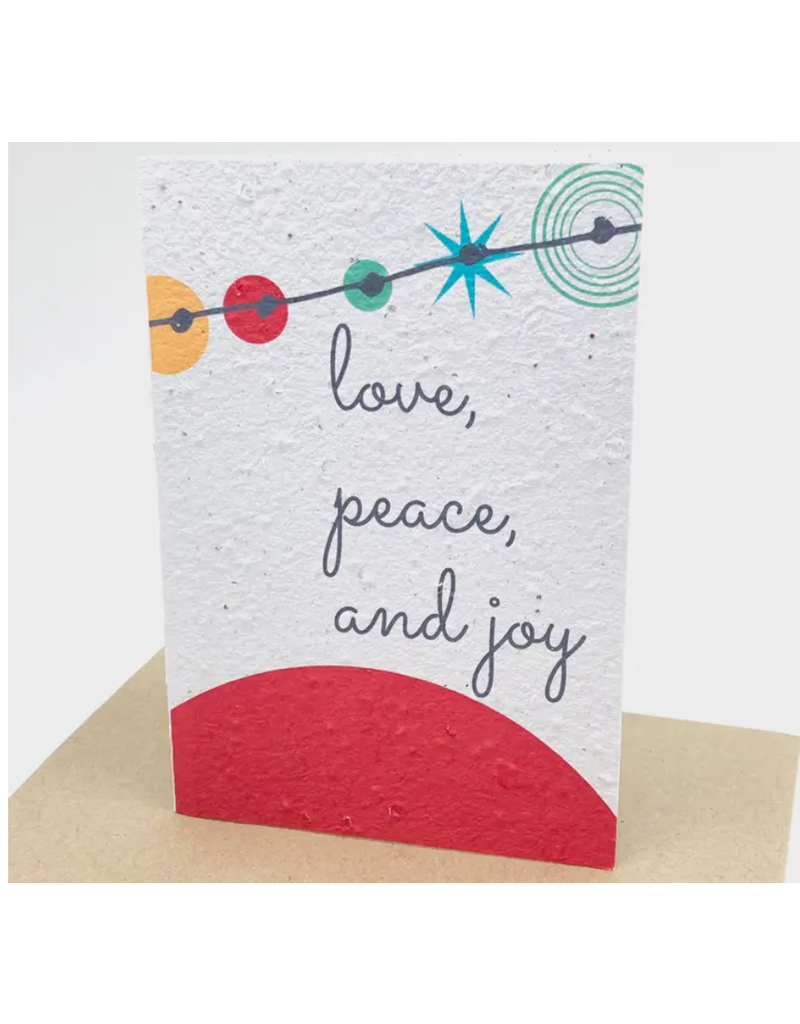 South Africa Love Peace & Joy Seed Card