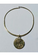 Cambodia Spiral Bombshell Necklace