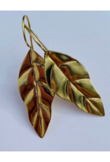 Cambodia Leaf Bombshell Earrings