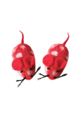 Nepal Mouse Pet Toy Red