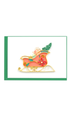 Vietnam Gift Enclosure Card Christmas Sleigh