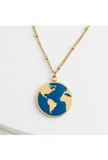 China Wander Necklace in Cobalt Blue
