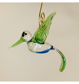 Egypt Glass Hummingbird Flying Green