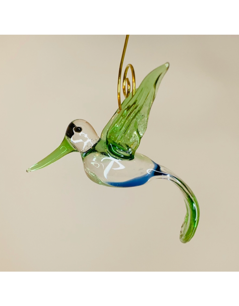 Egypt Glass Hummingbird Flying Green