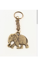 South Africa Brass Elephant Keychain