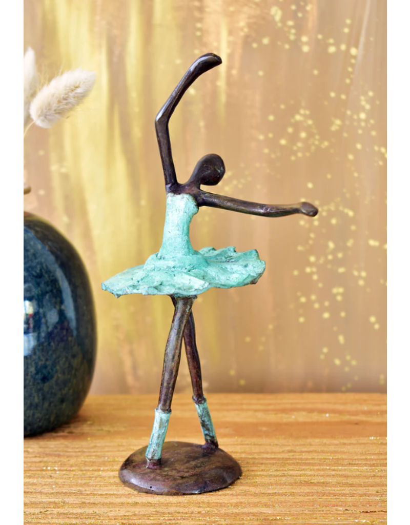 Burkina Faso Ballerina Bronze Sculpture