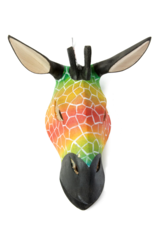 Kenya Jacaranda Giraffe Mask Painted