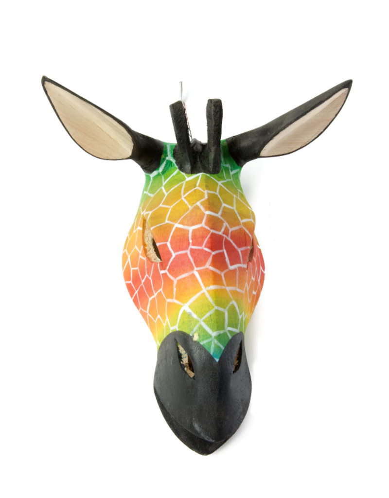 Kenya Jacaranda Giraffe Mask Painted