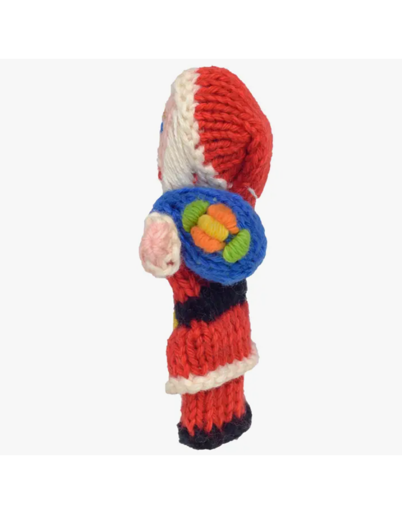 Peru Finger Puppet Santa