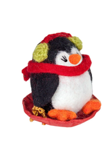 Nepal Sledding Polly Penguin Ornament