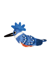 Nepal Wild Woolie Bird Belted Kingfisher Ornament