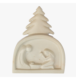 Kenya Soapstone Nativity under Tree