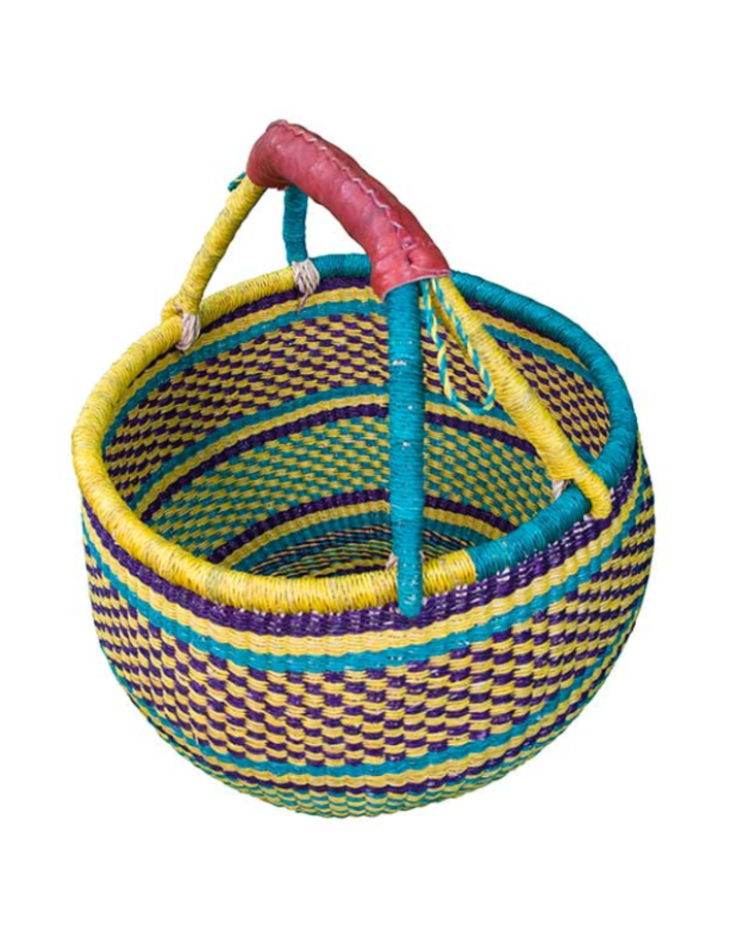 Ghana Bolga Basket (large) assorted 15"-17" dia