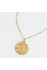 China Mountain Adventure Necklace in Gold