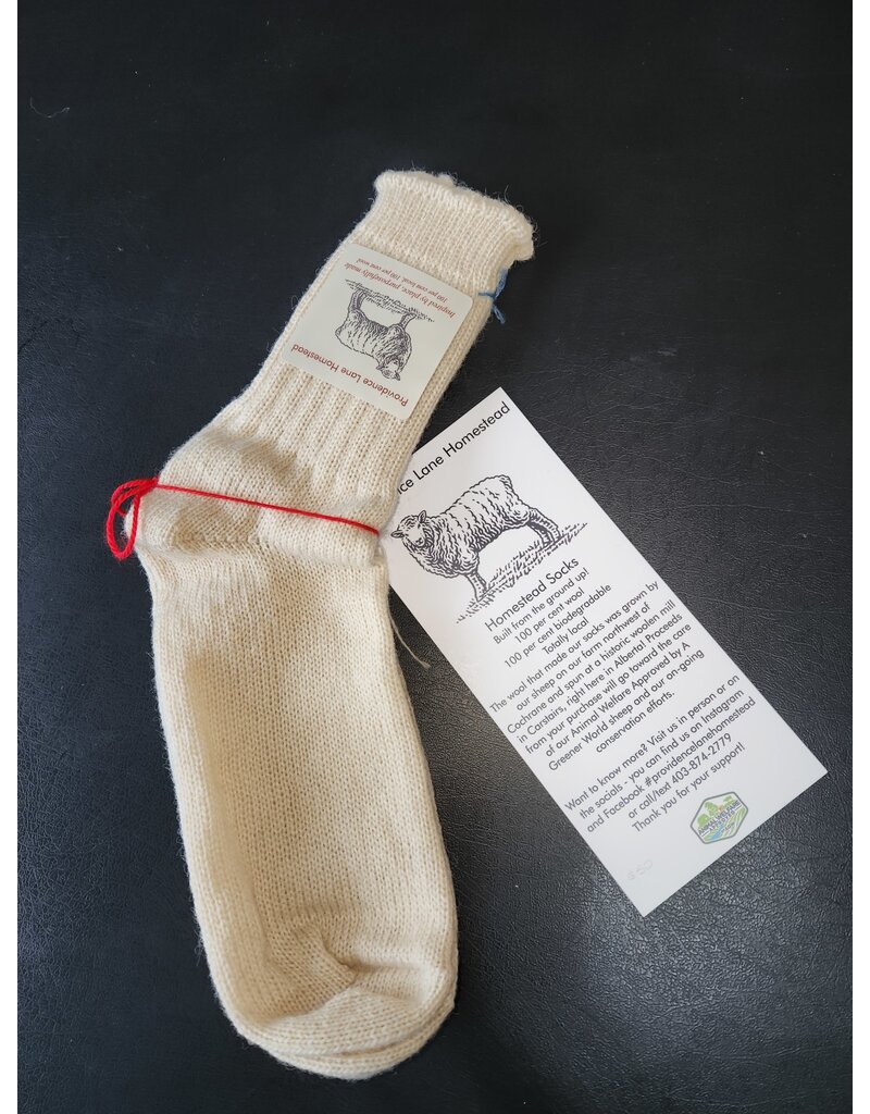 Canada Homestead Socks 100% Wool (size 7-9)