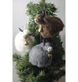 Nepal Felted Yak Ornament assorted