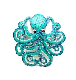 Haiti Turquoise Octopus Wall Art