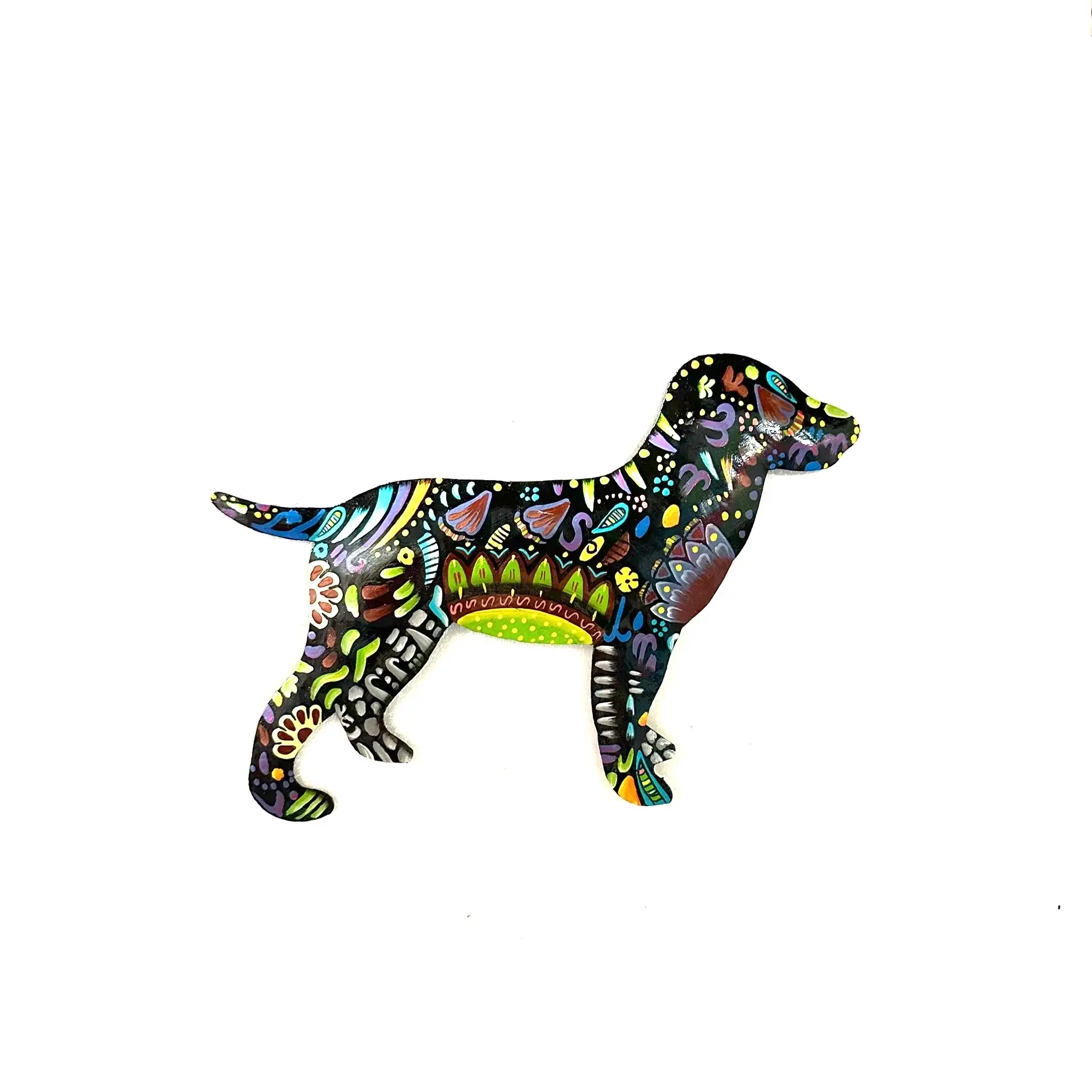Little Colourful Dog Wall Art Villages Calgary