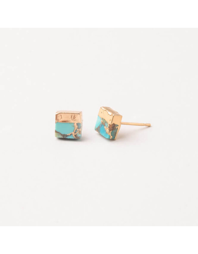 China Lorena Turquoise Studs