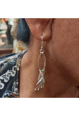 Indonesia Blossom Out Sterling Silver Earrings
