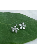 Indonesia Tiny Daisy Studs Sterling Silver Earrings