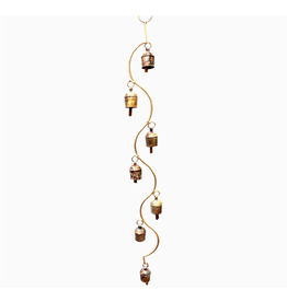 India Curved Bell Chime 7 bells
